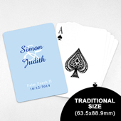 Wedding Invitation - Classic Playing Cards (63.5 x 88.9mm)