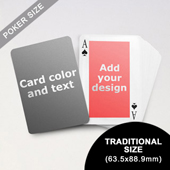 Classic Personalized Both Sides Playing Cards (63.5 x 88.9mm)