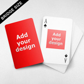 Bridge Size Playing Cards – Square Back