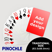 Pinochle Fun - Classic Choice with Jumbo Index (63.5 x 88.9mm)