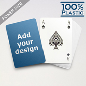 Custom Plastic Playing Cards Bridge Style