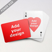 Heart-to-Heart Series – Custom Front and Back Playing Cards (Landscape)