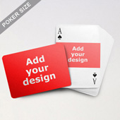 Landscape Photo Custom Font and Landscape Back Playing Cards