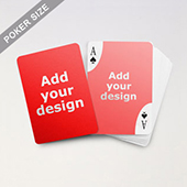 Decorative Corners Custom Front and Back Playing Cards