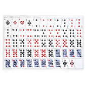 Uncut Sheet Playing Cards - Poker Size