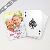 Personalized Birthday Playing Cards