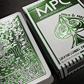 Impressions Foil Green Back Playing Cards