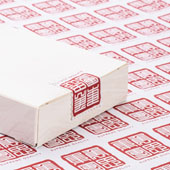 Custom Stamp Seal for Tuck Box