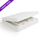 White Double Deck Display Box Tarot Size