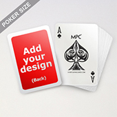 Custom White Border Back MPC Playing Cards