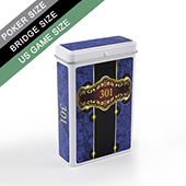 Custom Hinged Tin Box for Poker/Bridge/US Game Sized Cards