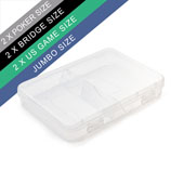 Double Deck Clear Plastic Box