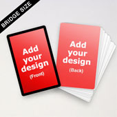 Custom Bridge Size Cards (Black Border)