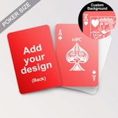 Custom Double-Sided Playing Cards (All White)