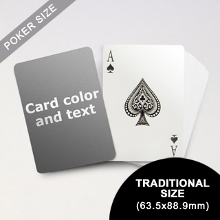 Classic Choice - Poker With Custom Message (63.5 x 88.9mm)