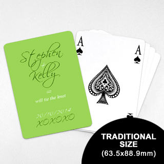 Wedding Save the Date - Personalized Card Deck (63.5 x 88.9mm)