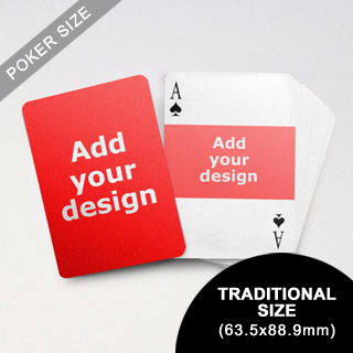 Landscape Photo Custom Front and Back Playing Cards (63.5 x 88.9mm)