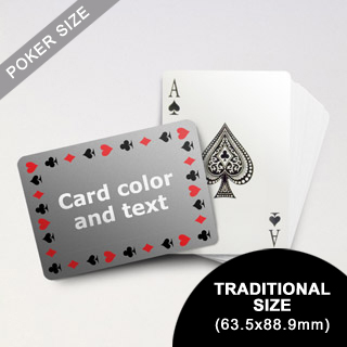 Timeless Frame - Poker With Custom Message (Landscape) (63.5 x 88.9mm)