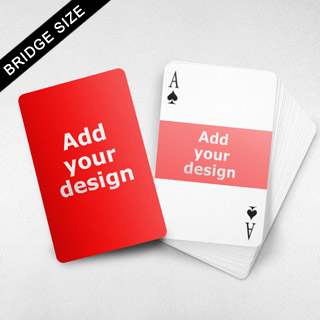 Bridge Size Playing Cards – Horizontal Frame Back