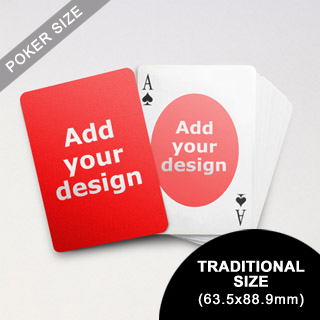 Ovate Custom Front and Back Playing Cards (63.5 x 88.9mm)