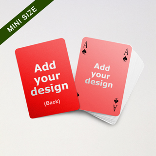 Mini Card Series – Double Faces Bridge Style Blank Car in Bleed Size