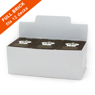 Brick Box for 12 Playing Card Decks