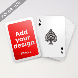 5mm White Border Poker Cards