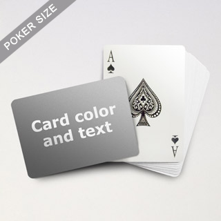 Classic Choice - Poker With Custom  Message (Landscape)