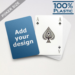 Custom Plastic Playing Cards Bridge Style