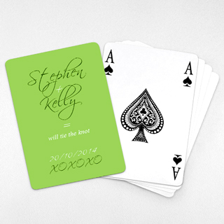 Wedding Save the Date - Personalized Card Deck