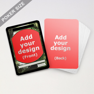 Trading Game Card Template (Green)