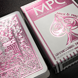 Impressions Foil Pink Back Playing Cards