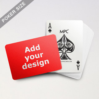 Custom Back MPC Standard Poker Cards (Landscape)