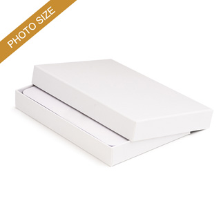 Plain Rigid Box for Photo Size Cards