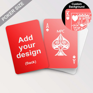 Custom Double-Sided Playing Cards (All White)