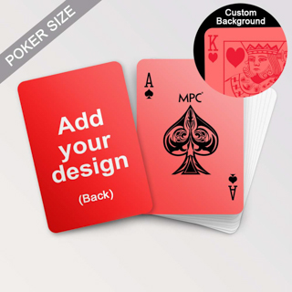 Custom Double-Sided Playing Cards (Red and Black)