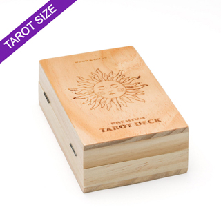 Custom Wooden box for Tarot size - Engrave